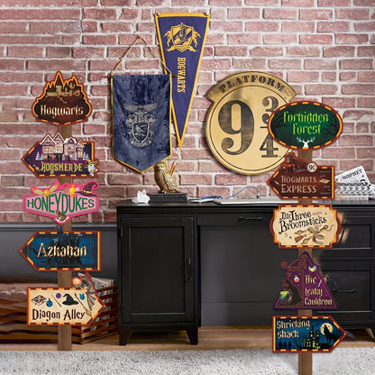 Harry Potter Party Signs (20 Piece Set, Of 10 Signs, 2 Each)