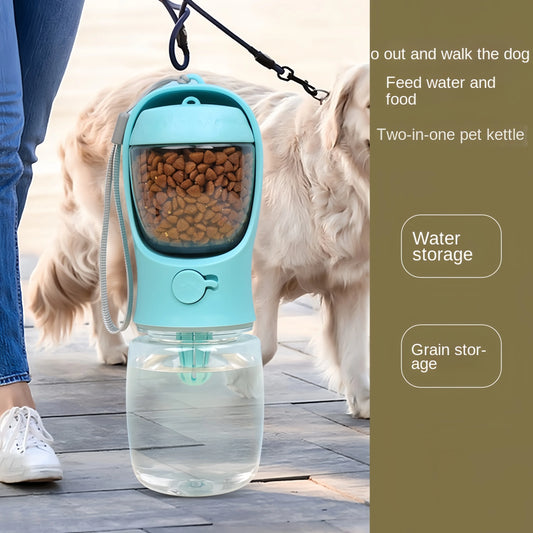 Portable Pet Water Bottle & Snack Storage (350ml & 550ml)